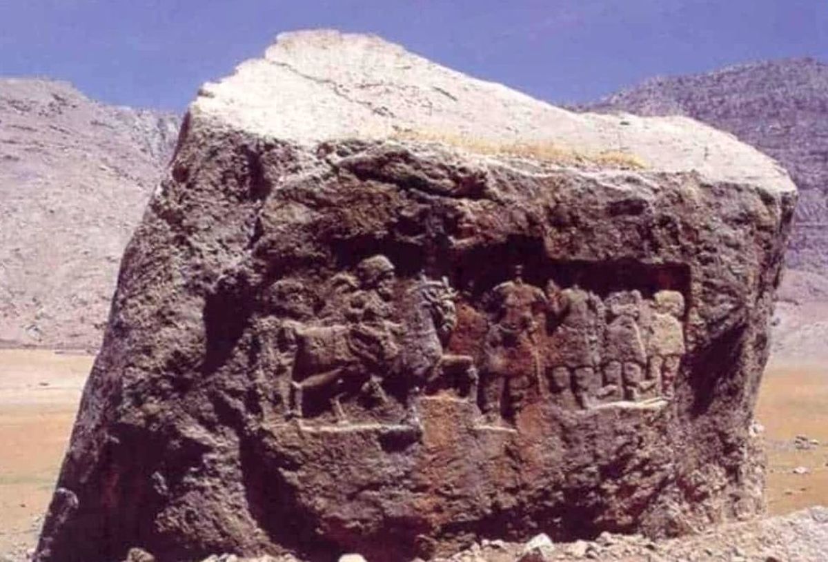 تصویر کمتر دیده شده ای از نگارکند خونگ اژدر ایذه