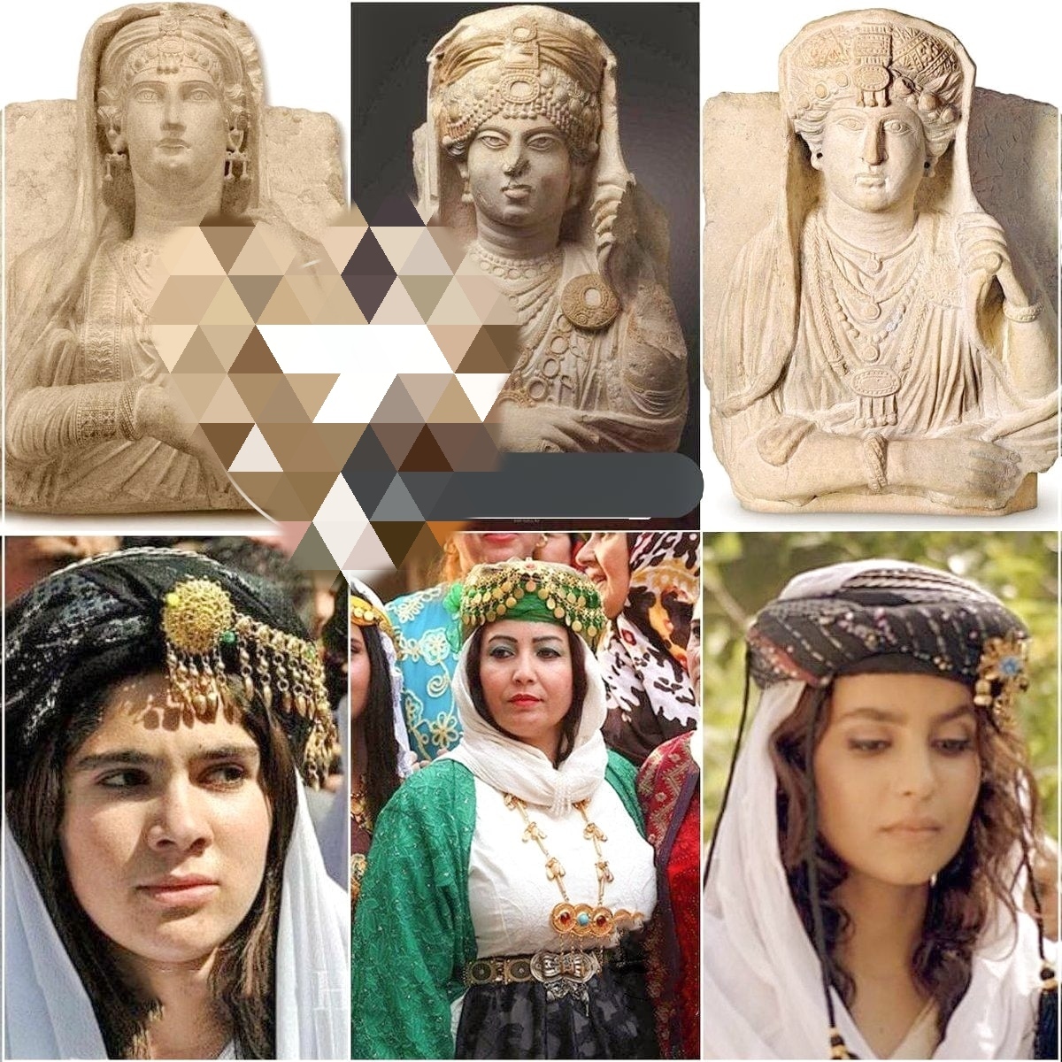 پوشش زنان کُرد ایزدی طی 1800 سال تغییری نکرده است! + تصویر